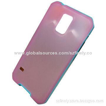 PC + TPU Cases for Samsung Galaxy S5, PC Bumper, Removable Separation Design, Multicolor Choose